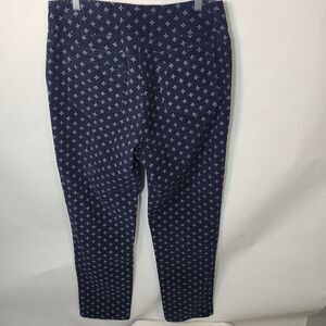 Womens Blue Corduroy Pants‎ Star Designs  Pullon 5 Pockets Size 14